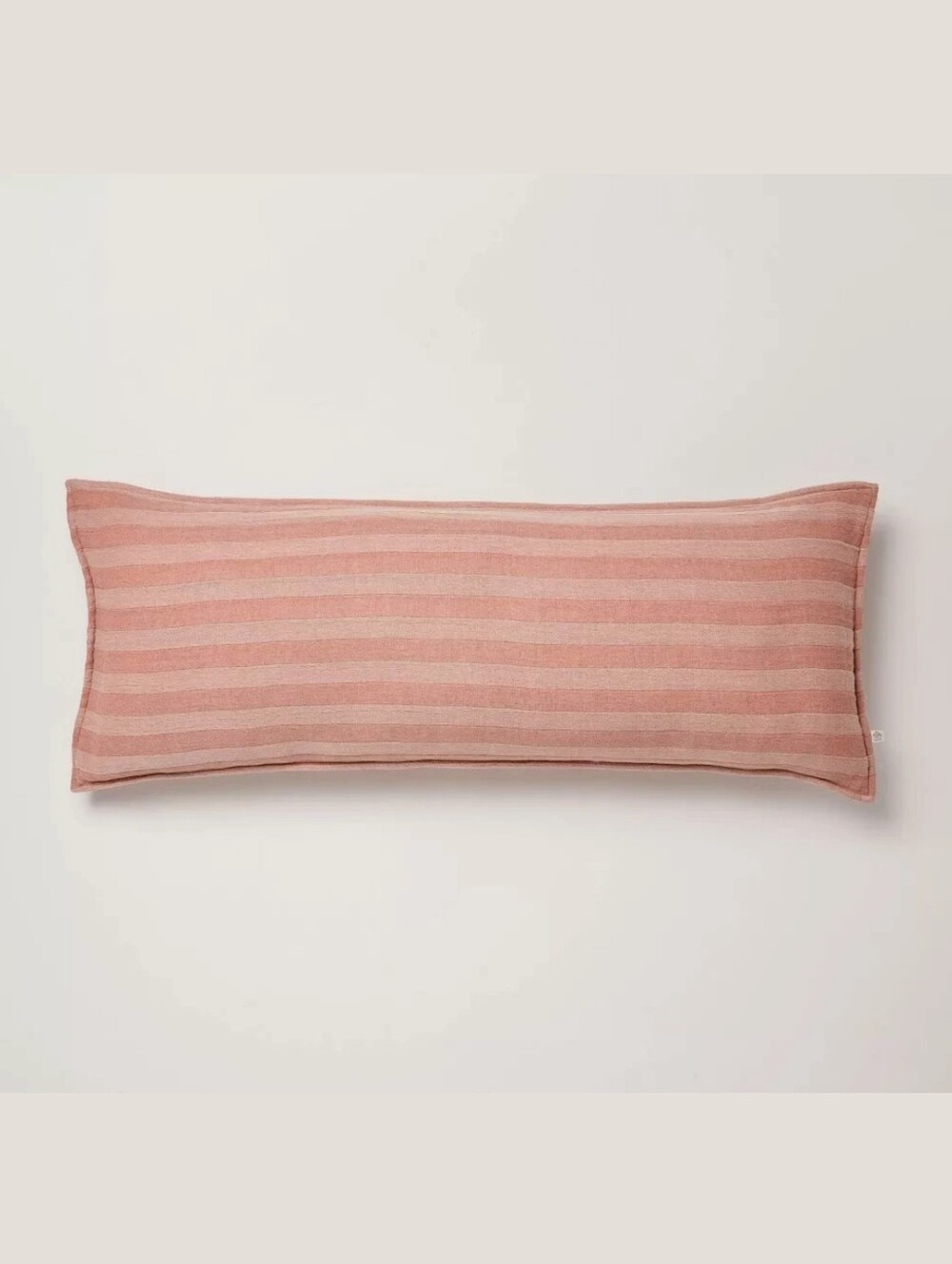 Hearth & Hand NWT 14"x36" Tonal Stripe Oblong Pillow In Rust